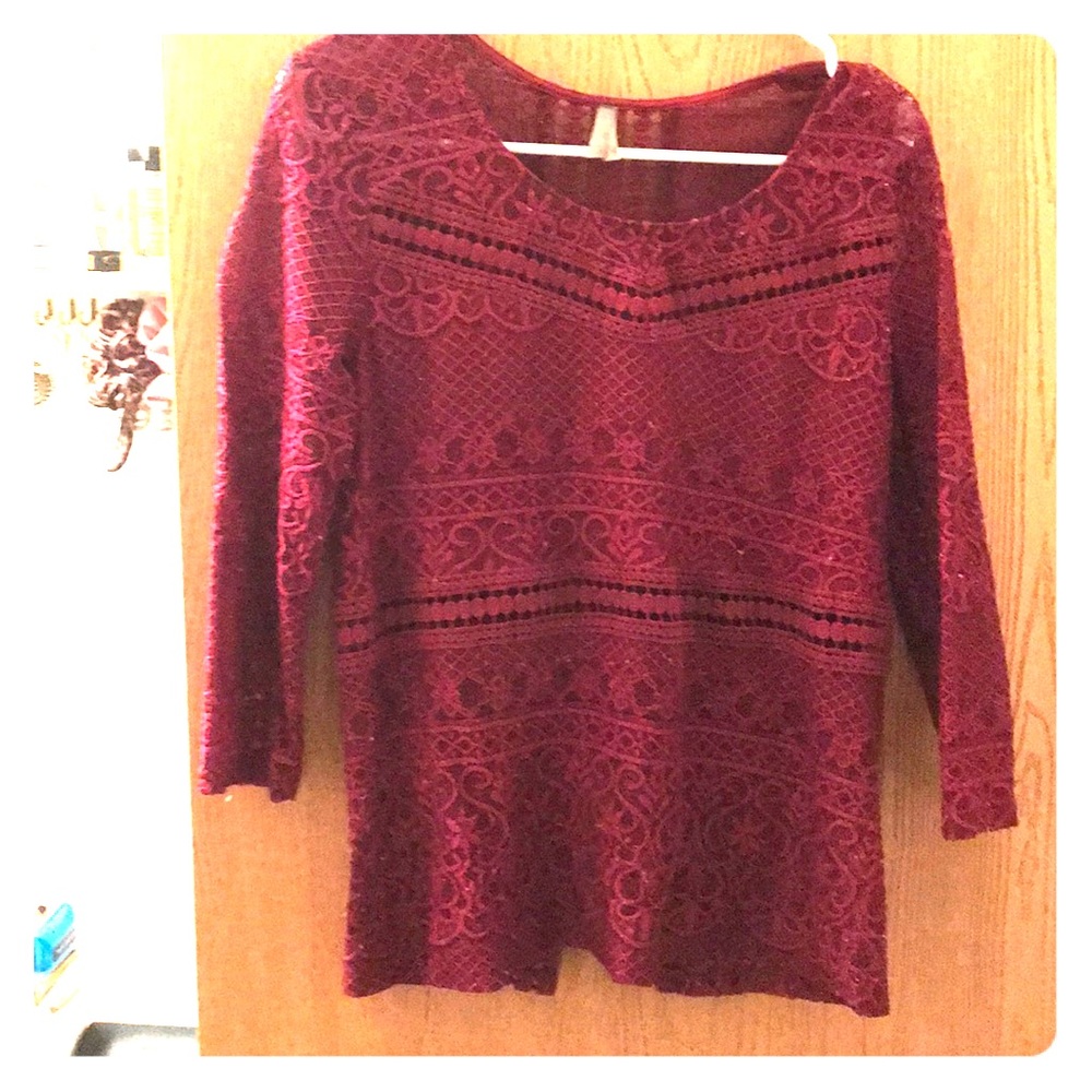 Red top/blouse